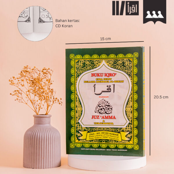 Buku IQRO' Bendel dan Juz 'Amma Besar CD