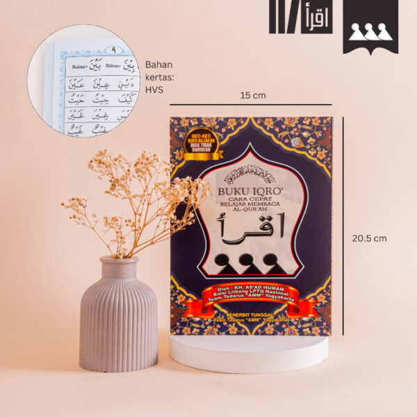 Buku IQRO' Bendel Besar Warna